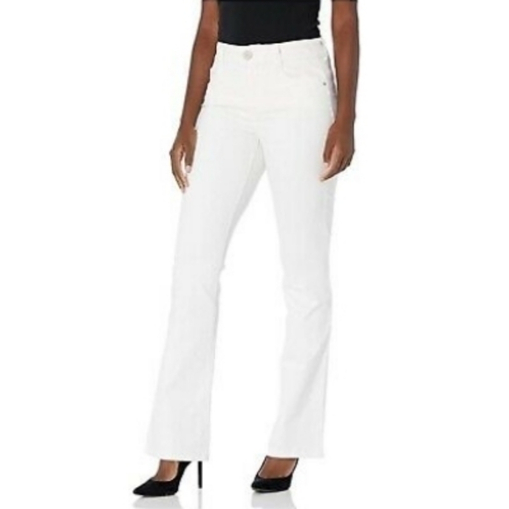 Vintage America Blues‎ NWT Women's White Stretch Denim Bootcut Jean Plus Size 22